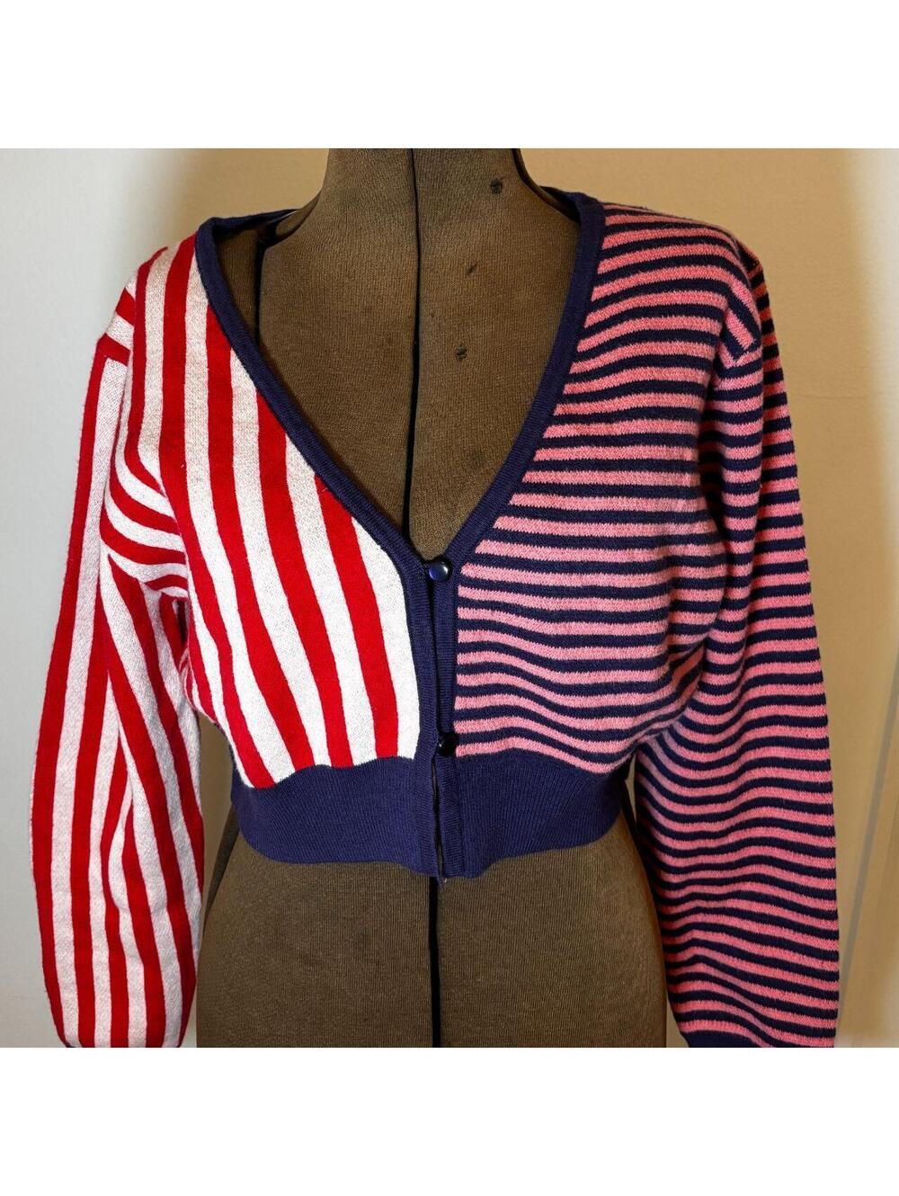 Wild Fable Women's Multi and Blue Cardigan